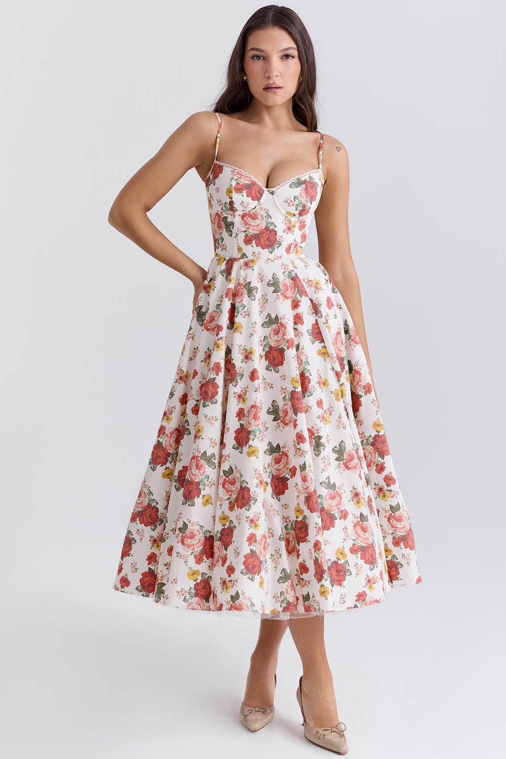 Variant image for Damen Abendkleid – Elegante Silhouette – Fließender Rock – Praktische Taschen-21