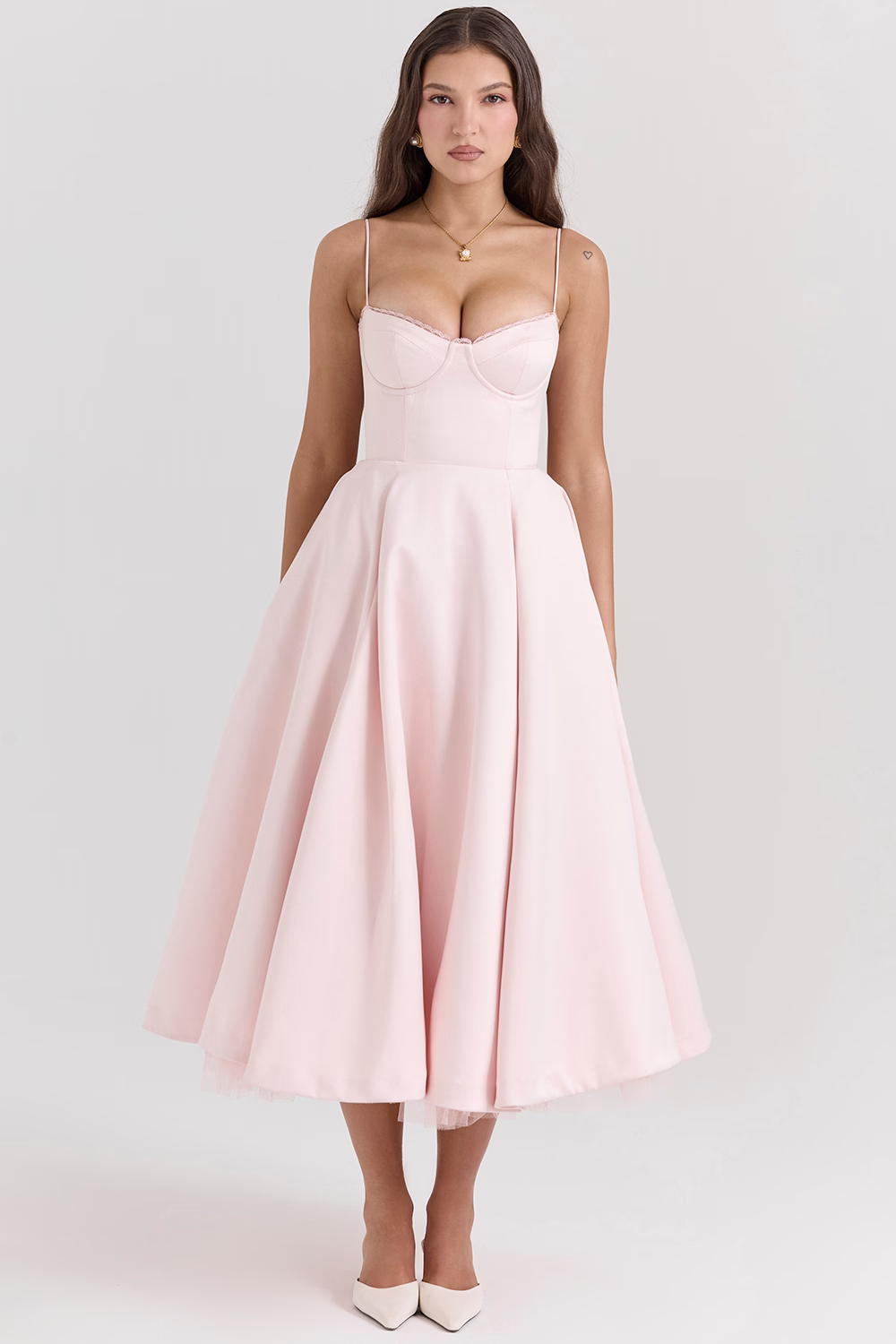 Variant image for Damen Abendkleid – Elegante Silhouette – Fließender Rock – Praktische Taschen-11