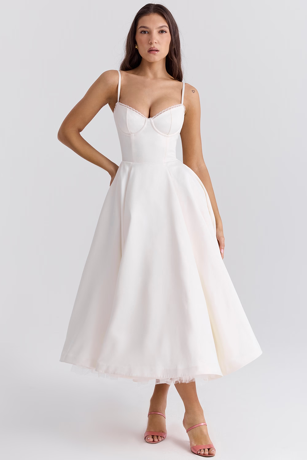 Variant image for Damen Abendkleid – Elegante Silhouette – Fließender Rock – Praktische Taschen-16